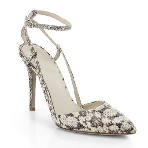 Alexander Wang Jodie Snakeskin Heels